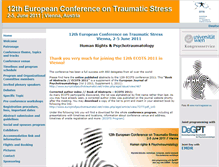 Tablet Screenshot of ecots2011.univie.ac.at