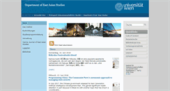 Desktop Screenshot of ostasien.univie.ac.at