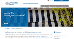 Desktop Screenshot of bildungswissenschaft.univie.ac.at