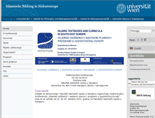 Tablet Screenshot of islamiceducationinsee.univie.ac.at