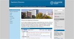 Desktop Screenshot of econ.univie.ac.at
