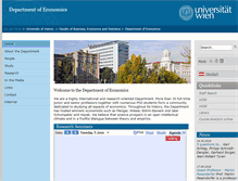 Tablet Screenshot of econ.univie.ac.at