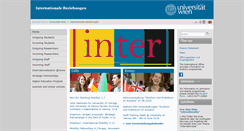 Desktop Screenshot of international.univie.ac.at