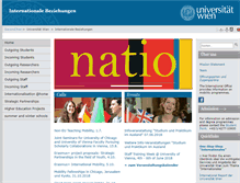 Tablet Screenshot of international.univie.ac.at