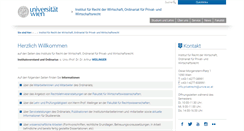 Desktop Screenshot of privatrecht.univie.ac.at