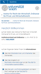Mobile Screenshot of privatrecht.univie.ac.at