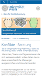 Mobile Screenshot of konfliktberatung.univie.ac.at