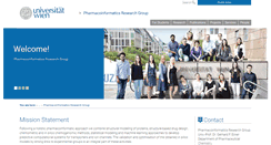 Desktop Screenshot of pharminfo.univie.ac.at