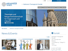 Tablet Screenshot of ktf.univie.ac.at