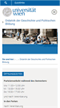 Mobile Screenshot of fdzgeschichte.univie.ac.at