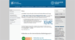 Desktop Screenshot of marketing.univie.ac.at