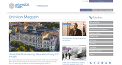 Desktop Screenshot of medienportal.univie.ac.at
