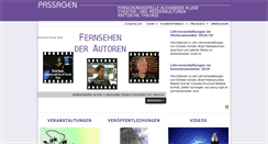 Desktop Screenshot of passagen.univie.ac.at