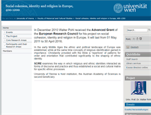 Tablet Screenshot of erc-scire.univie.ac.at