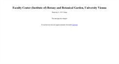 Desktop Screenshot of botanik.univie.ac.at
