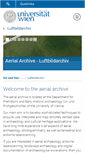 Mobile Screenshot of luftbildarchiv.univie.ac.at