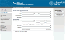 Tablet Screenshot of anabideut.univie.ac.at