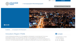 Desktop Screenshot of humangeo.univie.ac.at