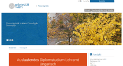 Desktop Screenshot of finno-ugristik.univie.ac.at