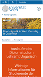 Mobile Screenshot of finno-ugristik.univie.ac.at