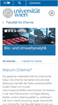 Mobile Screenshot of chemie.univie.ac.at