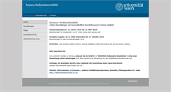 Desktop Screenshot of erasmus.univie.ac.at