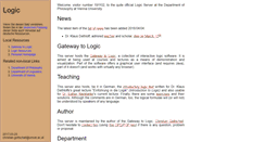 Desktop Screenshot of logik.phl.univie.ac.at
