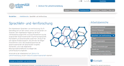 Desktop Screenshot of fdz-sprachen.univie.ac.at