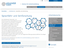 Tablet Screenshot of fdz-sprachen.univie.ac.at
