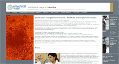 Desktop Screenshot of anorg-chemie.univie.ac.at