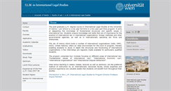 Desktop Screenshot of international-legal-studies.univie.ac.at