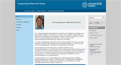 Desktop Screenshot of cmp.univie.ac.at