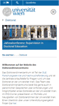 Mobile Screenshot of doktorat.univie.ac.at