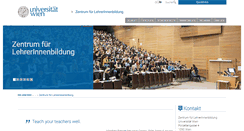 Desktop Screenshot of lehrerinnenbildung.univie.ac.at