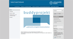 Desktop Screenshot of buddy-projekt.univie.ac.at