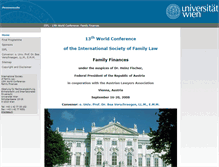 Tablet Screenshot of isfl.univie.ac.at