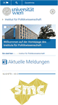 Mobile Screenshot of politikwissenschaft.univie.ac.at