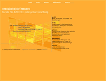 Tablet Screenshot of differenzen.univie.ac.at