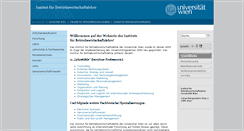 Desktop Screenshot of bwl.univie.ac.at