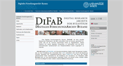 Desktop Screenshot of difab.univie.ac.at