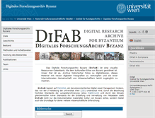 Tablet Screenshot of difab.univie.ac.at