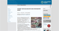 Desktop Screenshot of forum-zeitgeschichte.univie.ac.at